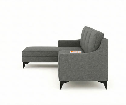 Arrasso 3+LHS Sectional Sofa - Trout- Space Grey - Furnishka 