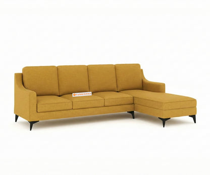 Arrasso 3+RHS L Shape Sofas- Mustard Yellow - Furnishka