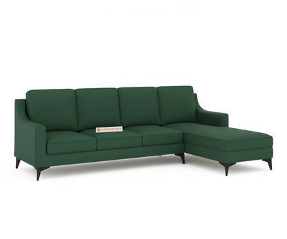 Arrasso 3+ RHS Sectional Sofa- Dark Green Pine - Furnishka 