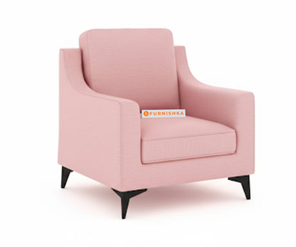 Arrasso Sofa 1 Seater Flamingo Pink - Furnishka 