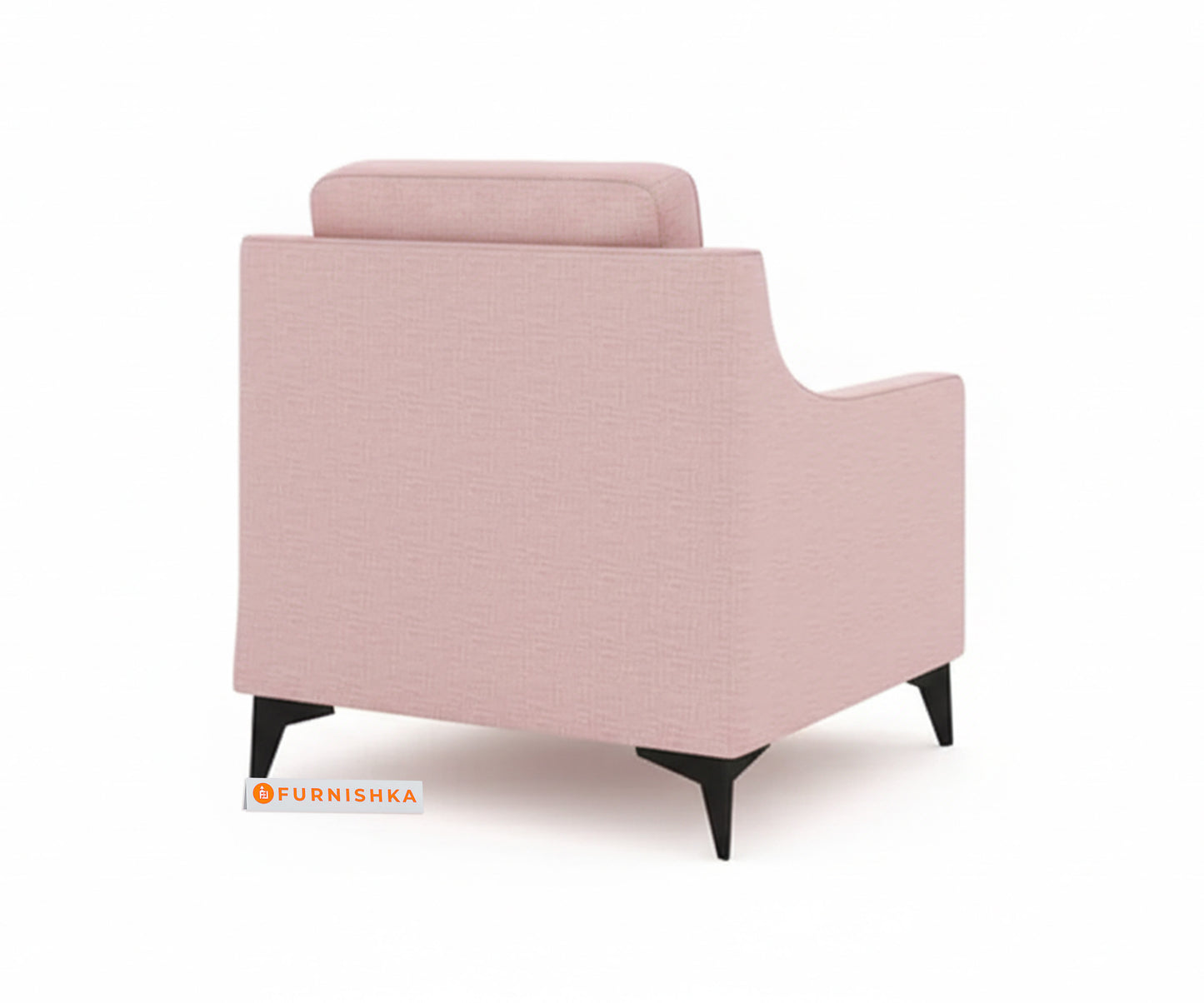 Arrasso Sofa 1 Seater Flamingo Pink - Furnishka 