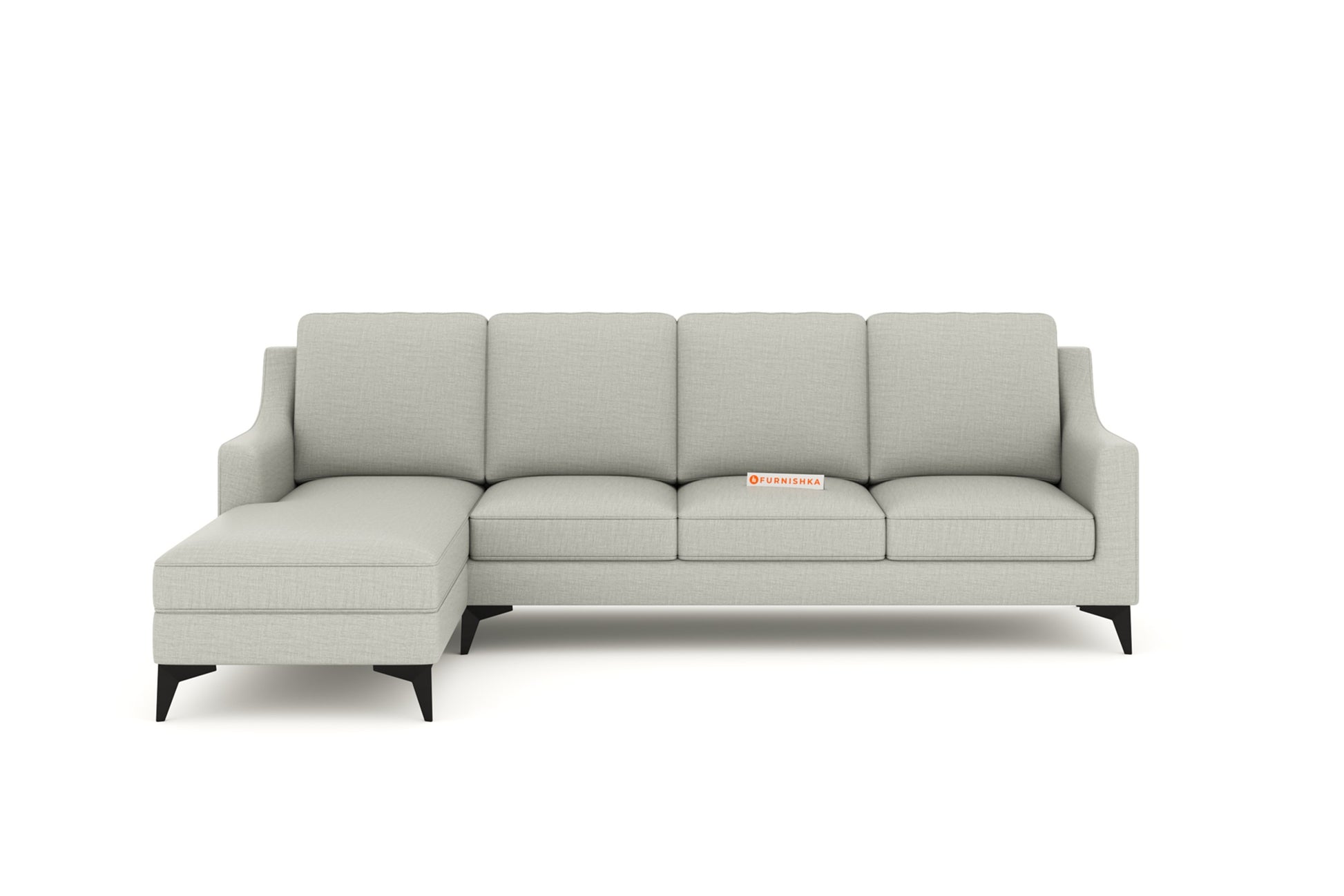 Arrasso Sofa 3+LHS Sectional Sofa- Light Beige - Furnishka 
