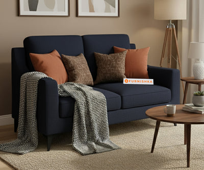 Arrasso 2 Seater Sofa - Dark Navy Blue