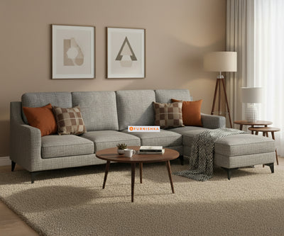 Arrasso 3+RHS Sectional Sofa- Trout- Space Grey