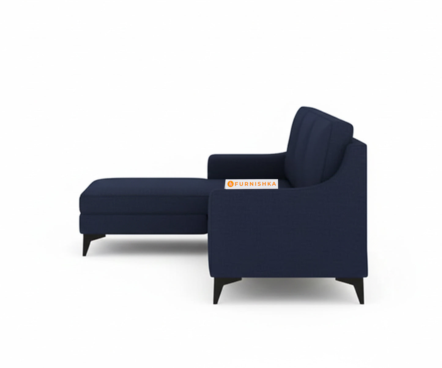 Arrasso 2+Sectional Sofa LHS - Dark Navy Blue