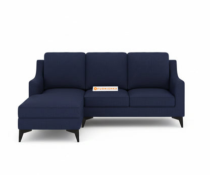 Arrasso 2+Sectional Sofa LHS - Dark Navy Blue