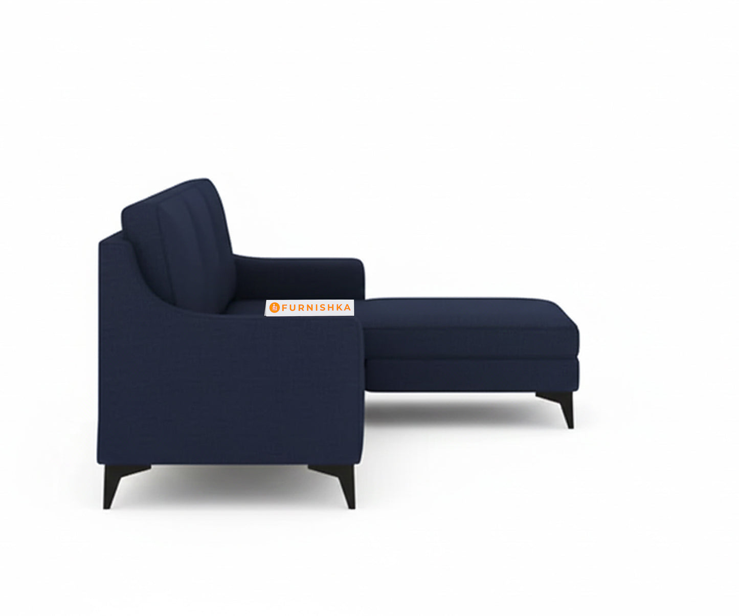 Arrasso 2+RHS Sectional Sofa - Dark Navy Blue