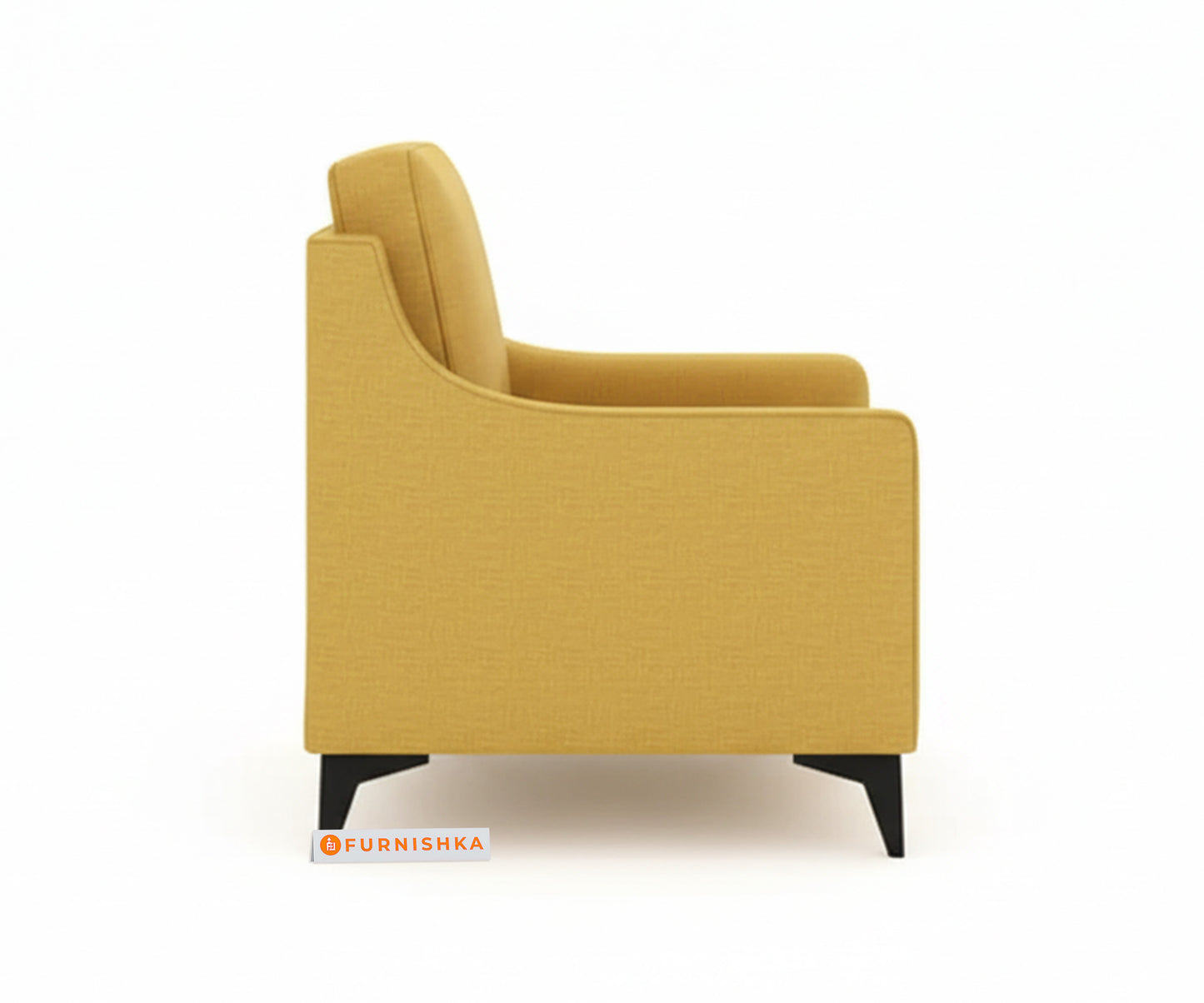Arrasso Sofa 1 Seater Mustard yellow