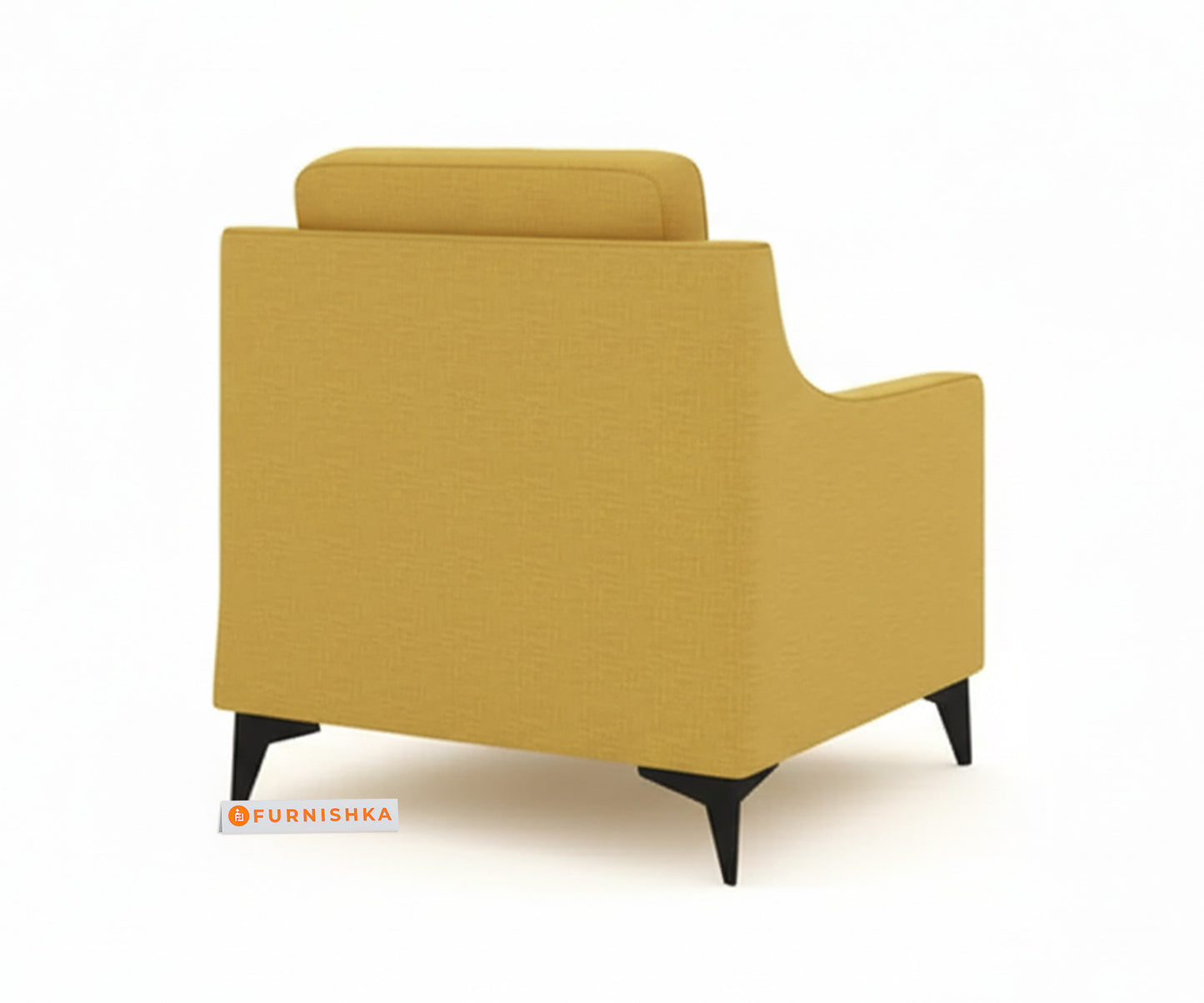Arrasso Sofa 1 Seater Mustard yellow