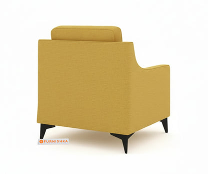 Arrasso Sofa 1 Seater Mustard yellow