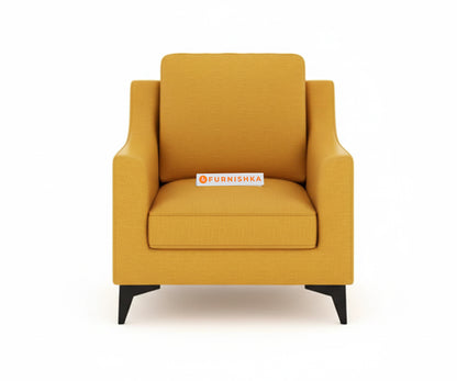 Arrasso Sofa 1 Seater Mustard yellow