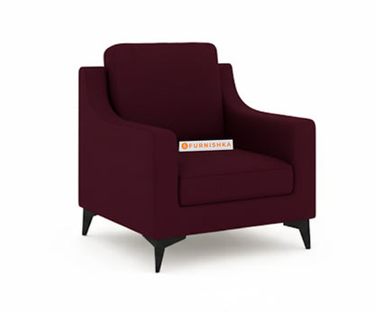 Arrasso Sofa 1 Seater Red Wine