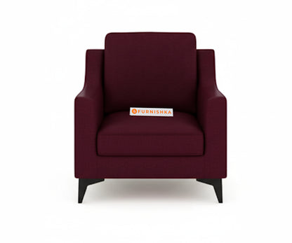 Arrasso Sofa 1 Seater Red Wine