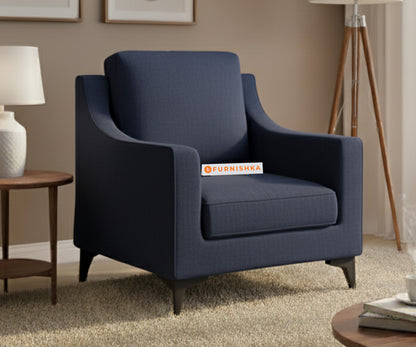 Arrasso Sofa 1 Seater Dark Navy Blue