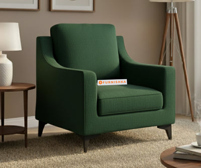 Arrasso Sofa 1 Seater Dark Green Pine