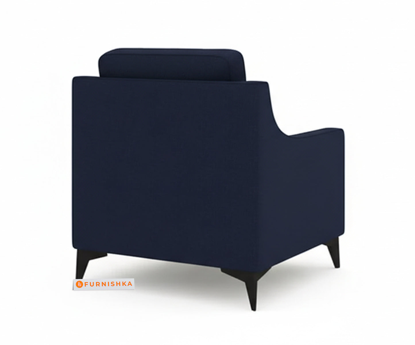 Arrasso Sofa 1 Seater Dark Navy Blue