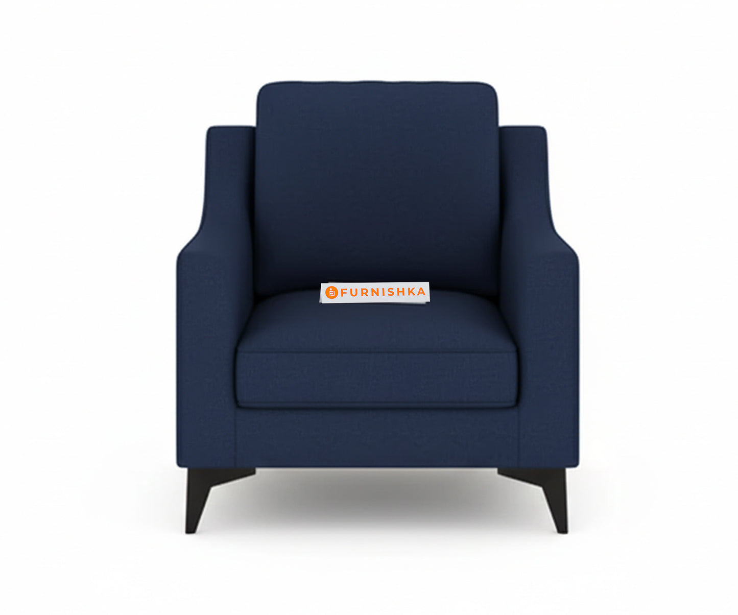 Arrasso Sofa 1 Seater Dark Navy Blue