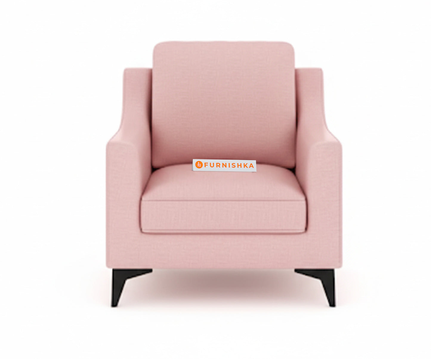 Arrasso Sofa 1 Seater Flamingo Pink
