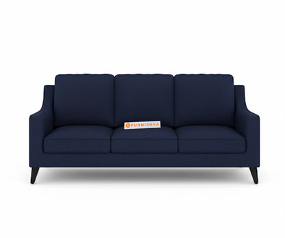 Arrasso 3 Seater Sofa Dark Navy Blue