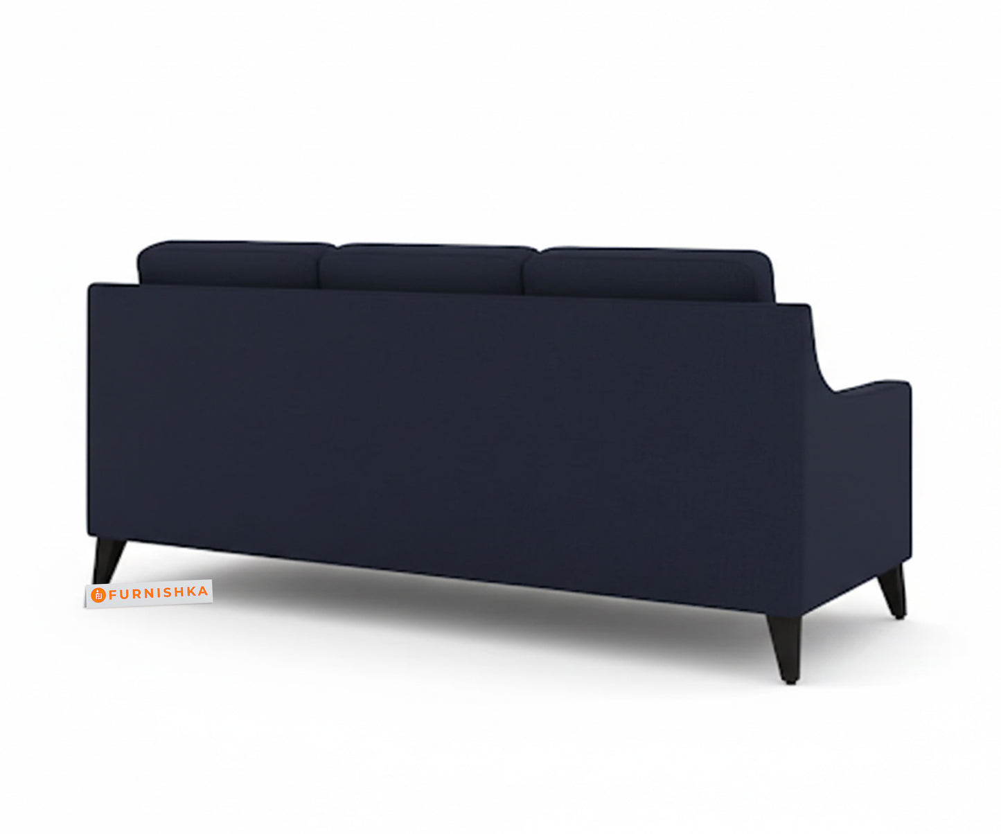 Arrasso 3 Seater Sofa Dark Navy Blue