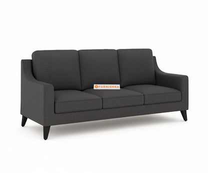 Arrasso 3 Seater Sofa Trout - Space Grey