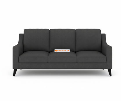 Arrasso 3 Seater Sofa Trout - Space Grey