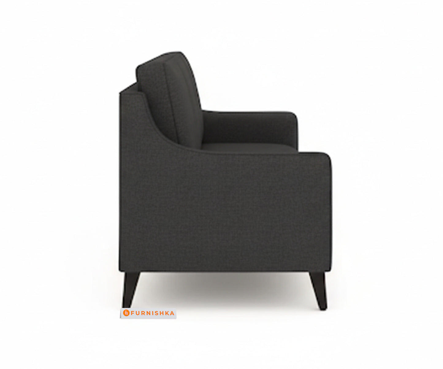 Arrasso 3 Seater Sofa Trout - Space Grey