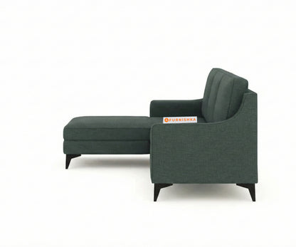 Arrasso 2+Sectional Sofa LHS - Trout- Space Grey