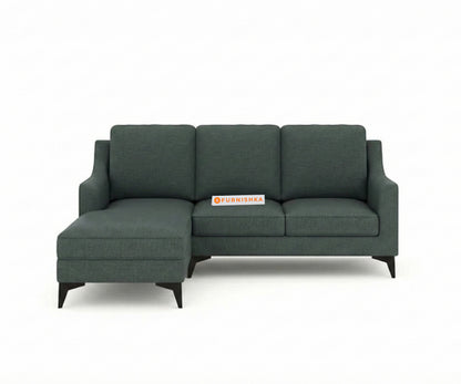 Arrasso 2+Sectional Sofa LHS - Trout- Space Grey