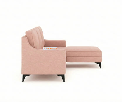Arrasso 2+Sectional Sofa RHS - Flamingo Pink