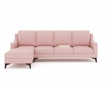 Arrasso 3+LHS Sectional Sofa -  Flamingo Pink