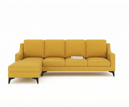 Arrasso 3+LHS Sectional Sofa - Mustard Yellow