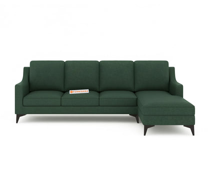 Arrasso 3+ RHS Sectional Sofa- Dark Green Pine