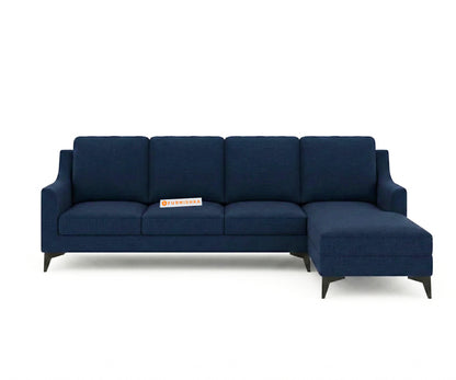 Arrasso 3+RHS Sectional Sofa- Dark Navy Blue