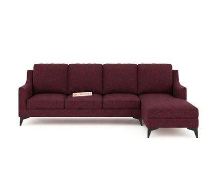 Arrasso 3+RHS Sectional Sofa- Dark Red Wine