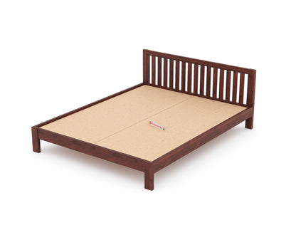 Arya Solid Wood Bed with Non Storage - King Size - Furnishka 