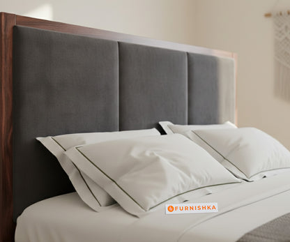 Ashlyn Sheesham Bed Box Storage - King Size Space Grey - Furnishka 