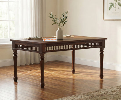 Atlanta 4 Seater Sheesham wood Dining Table - Furnishka 