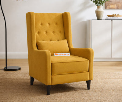 Berlin Accent Chair in Daffodill Yellow