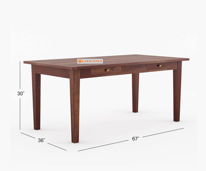 Bethany 6 Seater Dining Set with Cushion Chairs - Furnishka 