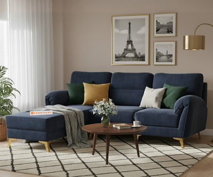Bilance 2+L LHS Sofa Set Persian Blue - Furnishka 