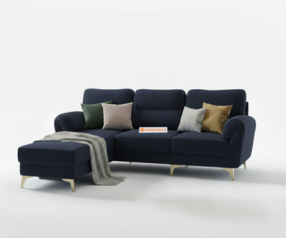 Bilance 2+L LHS Sofa Set Persian Blue - Furnishka 