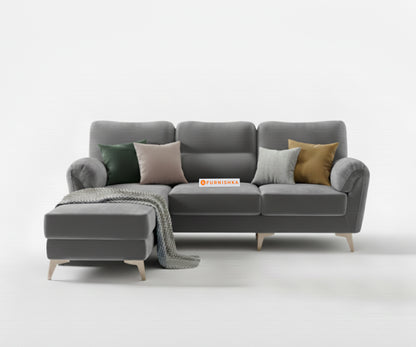 Bilance 2+L LHS Sofa Set Trout Grey - Furnishka 