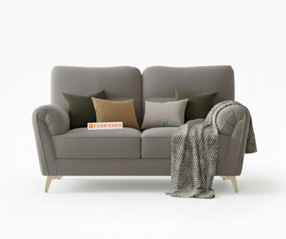 Bilance 2 Seater Sofa Set Space Grey - Furnishka 