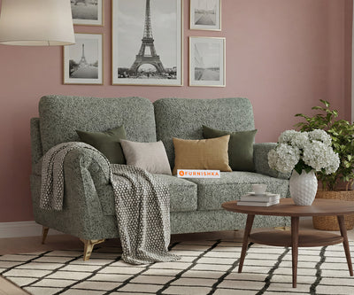 Bilance 2 Seater Sofa Set With Anthology Fabric Green