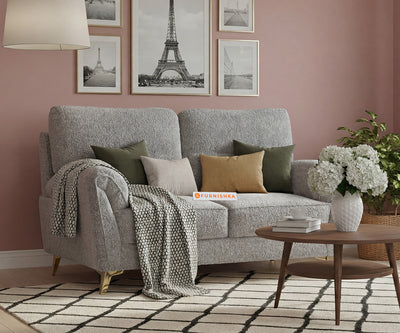 Bilance 2 Seater Sofa Set With Anthology Fabric Space Grey