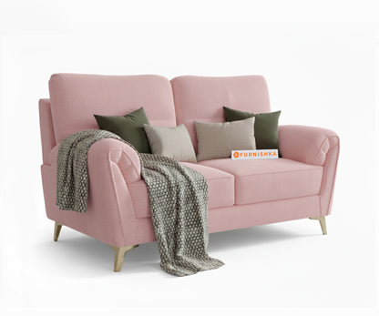 Bilance 3+1+1 Seater Sofa Set Flamingo Pink - Furnishka 