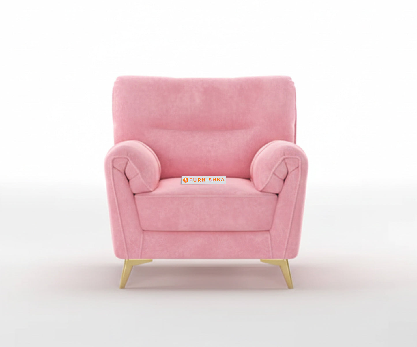 Bilance 3+1+1 Seater Sofa Set Flamingo Pink - Furnishka 