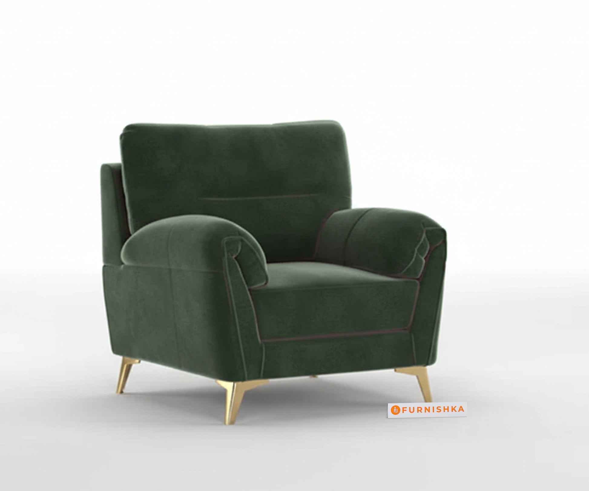 Bilance 3+1+1 Seater Sofa Set Pine Green - Furnishka 
