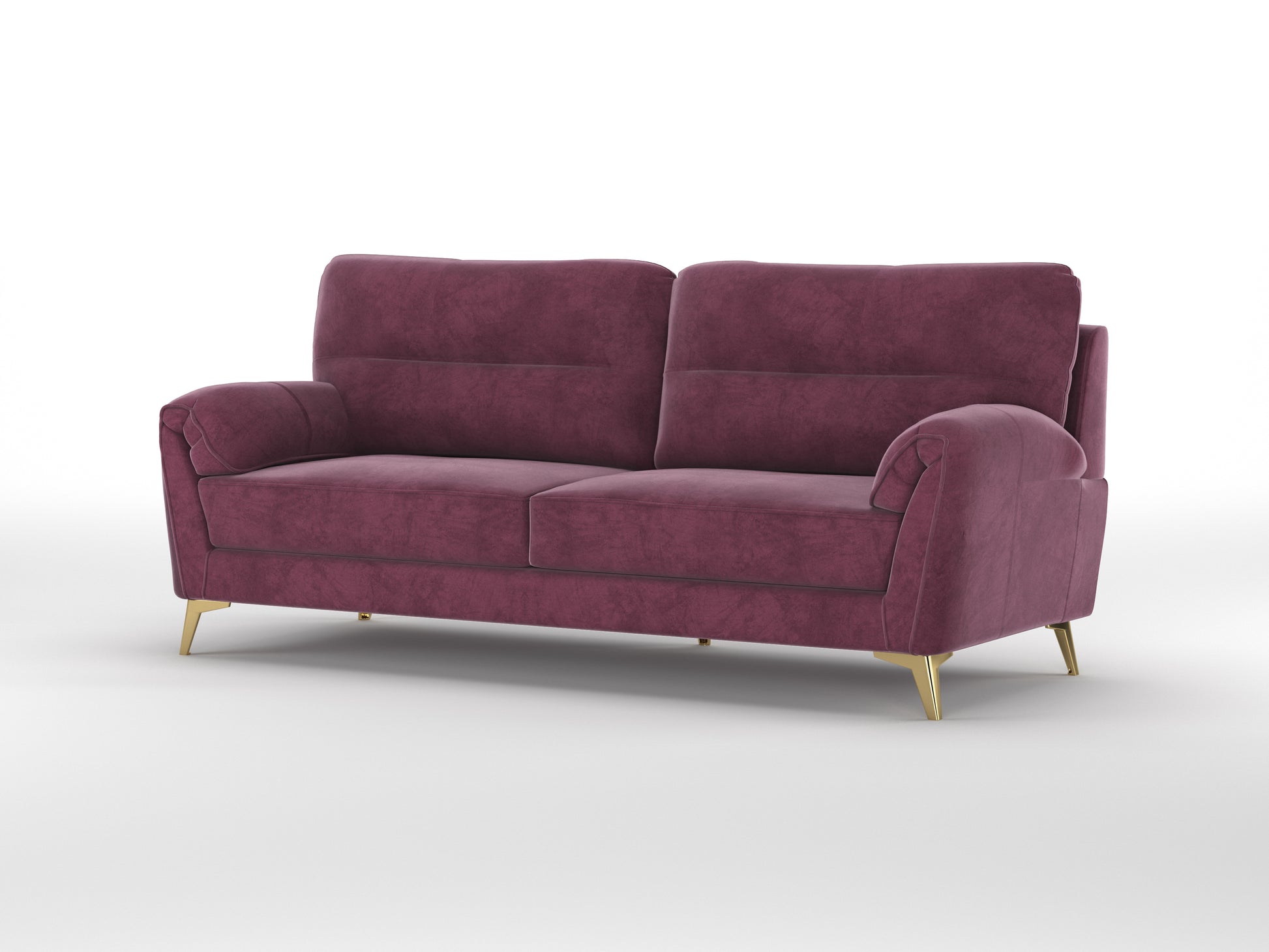 Bilance 3+1+1 Seater Sofa Set Red Wine - Furnishka 